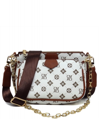 CM Monogram 2-in-1 Crossbody Bag CM748 IVORY